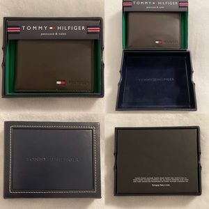 Tommy Hilfiger Slim Leather Bifold Wallet & Valet